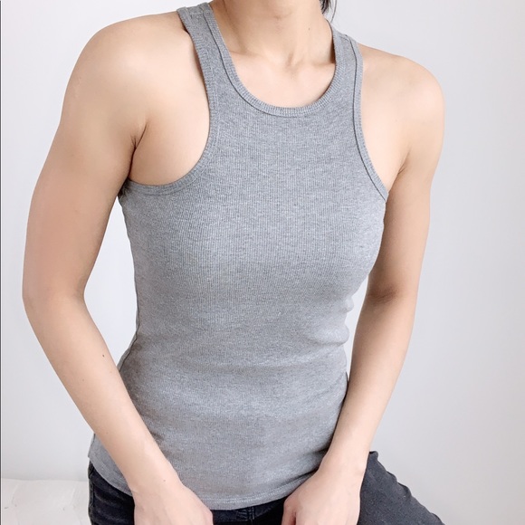 Fine Ribbed Racer Tank - Picture 5 of 6